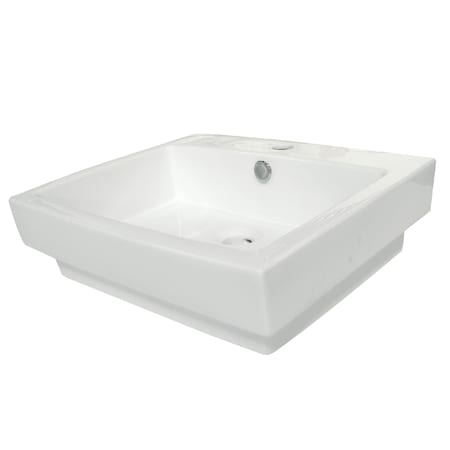 Fauceture Plaza Vessel Sink, White EV4024